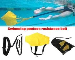 Resistance Bands Swimming Trainer med Sump och Band Parachute Traction Training Set4353188