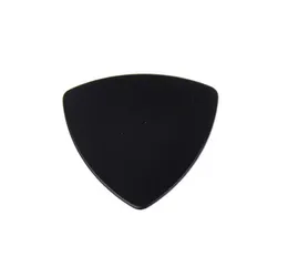 Celluloid 346 rundad triangelgitarrplockningar Plectrums 071mm 100st Solid Black2343895