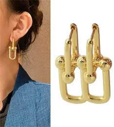 Earrings For Wome Fall In Love Stud Retro Stylish Ushaped Lock Gold Earring Costume Customized For Women Bride Indian Unique Ear 5598651