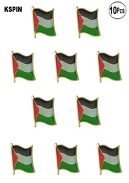 Palestina Flagg LAPEL PIN Flagg Brosch Pins Badges 10st en LOT7246028