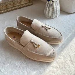 LP Laiders Designer Shoes Loro Men Women Roafers Flat Low Top Suede Cow Leather Oxfords أحذية غير رسمية moccasins loafer slip sneakers shoes loro pianas size 35-45
