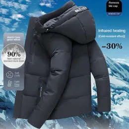 Erkekler Parkas Me Coats için Parkas Major Marka Orta Yaşlı ve Eski Soğuk Ceket Kış Nadas Lüks Kaz Uzun Adam Kar 231213