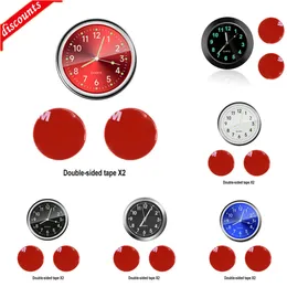 ساعة جديدة أخرى للسيارات الالكترونيات التلقائية 43 مم للسيارة المقياس المضيء للسيارات Air Vent Clock Quartz مع مقطع Auto Air Outlet Watch Carning Car Accessories