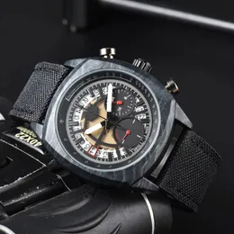 Reloj de lujo para hombre, relojes deportivos de diseñador a la moda, reloj de cuarzo militar, relojes de pulsera para hombre, Esfera grande de 44mm, Montre De Luxe