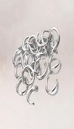 1000 pezzi oro argento acciaio inossidabile anelli di salto aperti 4568mm connettori ad anelli divisi per risultati di gioielli fai da te che fanno3954852