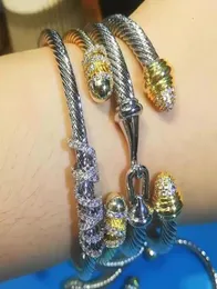 Missvikki Design originale impilabile braccialetto per le donne da sposa matrimonio zircone cubico OPEN Dubai braccialetto gioielli per feste9608142