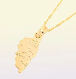 Haute Corse Mapa Pingente Neckce Para Mulheres Homens Córsega Neckce Corse Country Mapas França Mapa Jewelry6562441