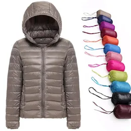 Parka en duvet de canard pour femme, doudoune ultralégère, manteau pour femme, automne-hiver, 90%, 231212