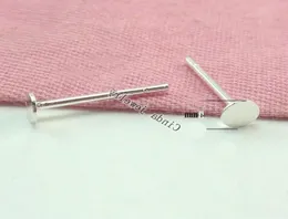 Jewelry Findings Components Connectors 20pcslot 925 Sterling Silver Earring Nail For DIY Gift Craft 4mm W2957099988