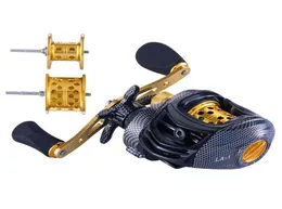 631 Baitcast Fishing Reel 13 łożyska duża pojemność lekka, lewą prętwidowa narzędzie do odlewania przynęty T191015 176 x25077332