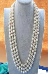 Collana lunga 49 quoteelegante collana di perle bianche da 89 mm AKOYA012342687050