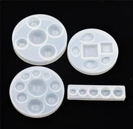 Forma mista Stampo in silicone mezza palla Oblato Cabochon ciondolo Resina Stampo in silicone strumento fatto a mano stampi in resina epossidica resina gem2076465