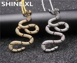 Iced Out Twisted Coral Necklace قلادة كاملة مختبر Diamond Gold Silver Mens Hip Hop Jewelry Gift2803204