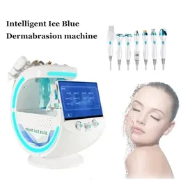 7 I 1 Deep Cleaning Machine Ice Blue Magic Mirror Skin Analyzer Face Lyft Microdermabrasion Syre Sprayer Hydrodermabrasion