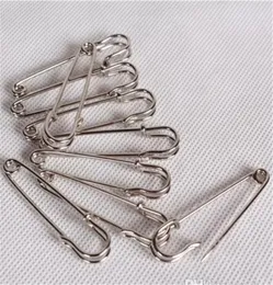 200pcs 70mm High Quality Larger Silver Safety Pins Brooch Findings Jewelry Handmade Diy Jewelry Findings2250133