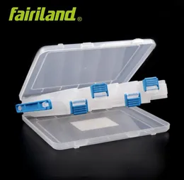 Fairiland multifunktionell fiskeutrustning Box 12 Fack med dubbla sido -betebetlådor Transparent Bait Hook Organizer2940560