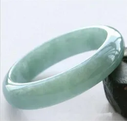 Cericate Light Green Jade Bangle Chińska ręka rzeźbiona Jade Bransoletka6190576