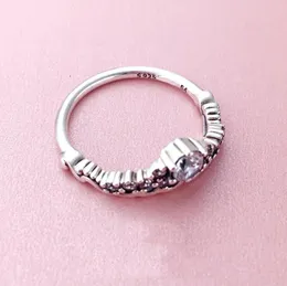 Wholesale- Tale CZ Diamond Ring لـ 925 Sterling Silver Jewelry مع Box Box Princess Crown Ring Gift2492592