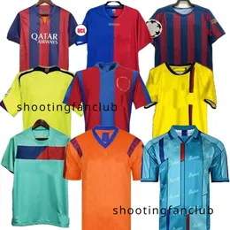 9295レトロバルセロナサッカージャージープヨールA.Iniesta Xavi Futball Tシャツ