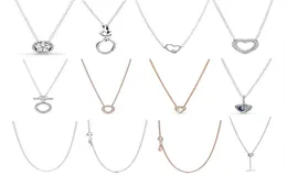 Kedjor Love Lady är lämplig för original DIY Pendant Cadena Plata 925 Designer Sterling Silver Necklace Jewelry209J9425777
