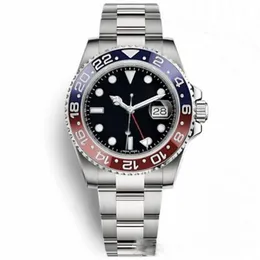 Fashion Mens Watches Pepsi 자동 기계 남성 시계 날짜 116719 스테인레스 스틸 솔리드 걸쇠 손목 시계 171h