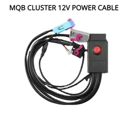 Ny MQB -kluster 12V Power Test Cable 4th ID48 Nyckelprogramkablar 5: e kluster MQB NEC35XX CABLES MQB48 Instrumentkabel Fit VVDI2