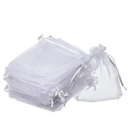 100 PCS Lot White Orgricza Favor Bags Bedding Jewelry Packages Pouches Nice Gift Facs Factory2130