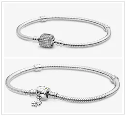 Bracciale da donna in argento sterling 925 con perline Fili di design fai-da-te adatto per gioielli di lusso con fascino regalo di San Valentino7399896