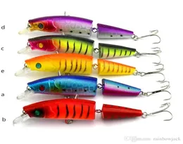 Una pesca in acqua salata con coda scissione mutil -giunti esca 14 cm 2022g 2segmenti Wobbler Crankbait pesca bait8569259