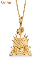 Haiti hänge och halsband för womengirlsayiti föremål silvergold färg smycken gåvor av haiti 0685068756160