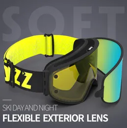 Лыжные очки COPOZZ Dualuse с магнитной быстрой заменой линз 2 в 1, противотуманные, UV400, очки для ночного катания на сноуборде для мужчин и женщин C4448811
