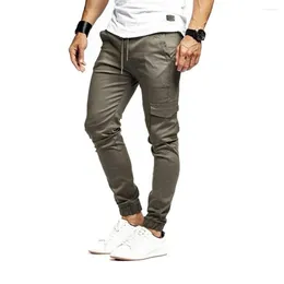 Pantaloni da uomo jogger comodi e alla moda con tasche perfette per i pantaloni della tuta da allenamento sportivo vari colori