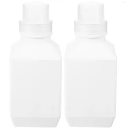 Dispensador de sabão líquido 2 pçs vazio garrafa de detergente para roupa doméstica chuveiro gel detergentes caixa de armazenamento