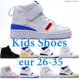 Kids Sneakers 84S Toddlers Buty 84 Casual Boys Treners Treners Młodzież Dziewczyny Kid Bue Black Białe niebieskie kolegialne kolegialne kolegialne złoto zielone czerwone Pi O851#