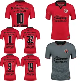 Club Team 23-24 Men Soccer Tijuana Jersey 10 CASTANEDA 8 MADRIGAL 11 RODRIGUEZ 14 RIVERA 32 GONZALEZ 9 CAVALLINI 27 BLANCO 15 ZARAGOZA 35 BALANTA Football Shirt Kits