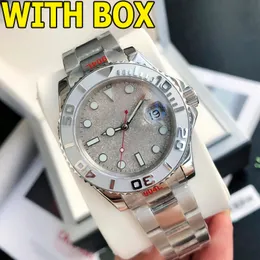 Luxury Mens Watch Watches Watch Watches Wysokiej jakości 40 mm Automatyczny ruch mechaniczny 904L Wodoodporna ze stali nierdzewna Wodoodporna zegarek Sapphire z pudełkiem