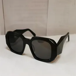 Schwarze graue Sonnenbrille mit quadratischem Rahmen, modische Sonnenbrille für Damen, UV400-Schutzbrille mit Box2905