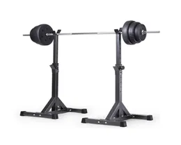 New2PCS قابلة للتعديل رف قياسي الصلب الصلب يقف Barbell3083241