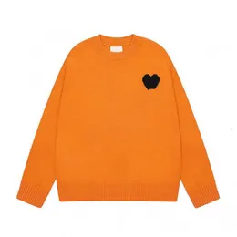 Amis sweater tasarımcıları amisweater fransa paris haldigan moda kapşonlu I de Coeur Pullover Yuvarlak Boyun Jumper Çift Sweaters X01Y