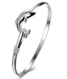 925 Silver 10 Picelot Product Charm Classic Dolphin Open Barkles Antique 925 Bracelets Barkelets Women4834350