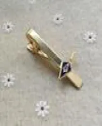 Trowel Masonic Mason Tool Masonry Square and Compass Masonry Mens Neck Ties Clips Bar Bar Tie Clip Pin Clasps7467296