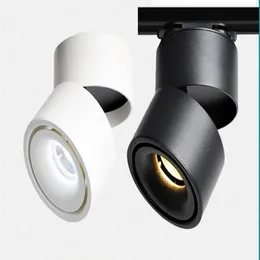 يمكن تثبيت Mandrel LED Track Track Light الضوء القابل للطي 7W ضوء الأسرة وضوء السقف التجاري 85-265V223D