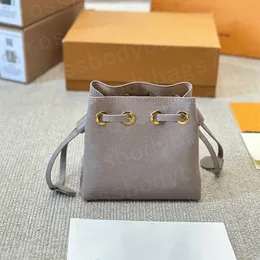 Saco de balde clássico de luxo sacos de designers simples embalagem de couro de alta qualidade meia capacidade de moda artesanal bolsa de moda bolsa feminina com caixa de presente original