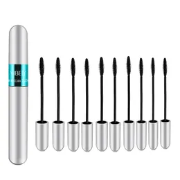 Rímel 4D Fibra de Seda Chicote À Prova D 'Água VIBELY 3d Para Cílios Preto Grosso Alongamento Eye Lashes Cosméticos 10 pcs 231213