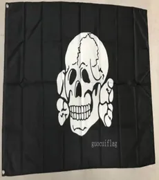 Good Flag Totenkopf Fahne Flags 3X5FT 100 PolyesterCanvas Head with Metal GrommetUsed Indoors or Outdoors5299100