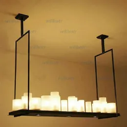 Modern Kevin Reilly Altar Kolye Lambası Uzaktan Kumanda LED Mum Avize Işık Yenilikçi Metal Retro Süspansiyon Aydınlatma Fixtu267y