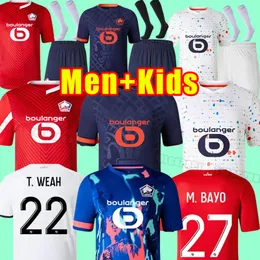 2023 2024 LOSC LILLE SOCCER JERSEYS CABELA DAVIN DAVID FONTE BAMBA YAZICI FOOLTAT SHIRTS 23 24 Jikone T.Weah L.ARAUJO M.Bayo ISMAILY MAILLOTS DE FOOT HOME THIRB