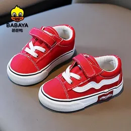 First Walkers Babaya Baby Shoes Children Canvas 13 Year Old Soft Sole Boys Girls Walking Skate Casual Sneakers 231213