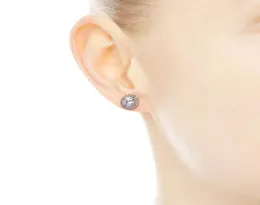 2020Luxe Mode-sieraden Designer Oorbellen Originele doos Voor 925 Sterling Zilver Kristal Diamant Womens Stud Earring2938529
