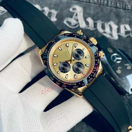 Saatler Erkekler Designer Watch Luxury Saat Moda Kauçuk Band İzle 41mm Klasik Saat 904L Paslanmaz Çelik Safir Saat Montre De Luxe Orologio Reloj Relojes